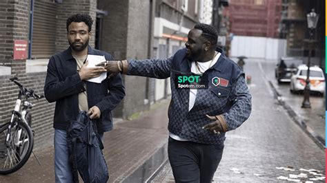 paper boi gucci jacket|Gucci Eco organic denim jacket worn by Alfred 'Paper Boi' Miles .